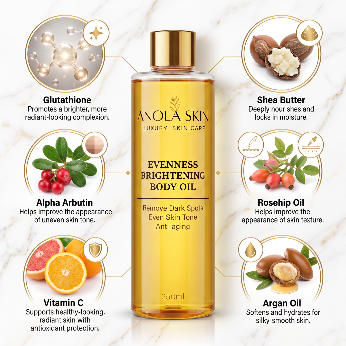 Evenness Brightening Body Oil